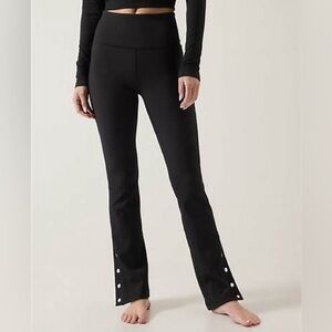 Athleta Elation Rib Snap Pants NWT